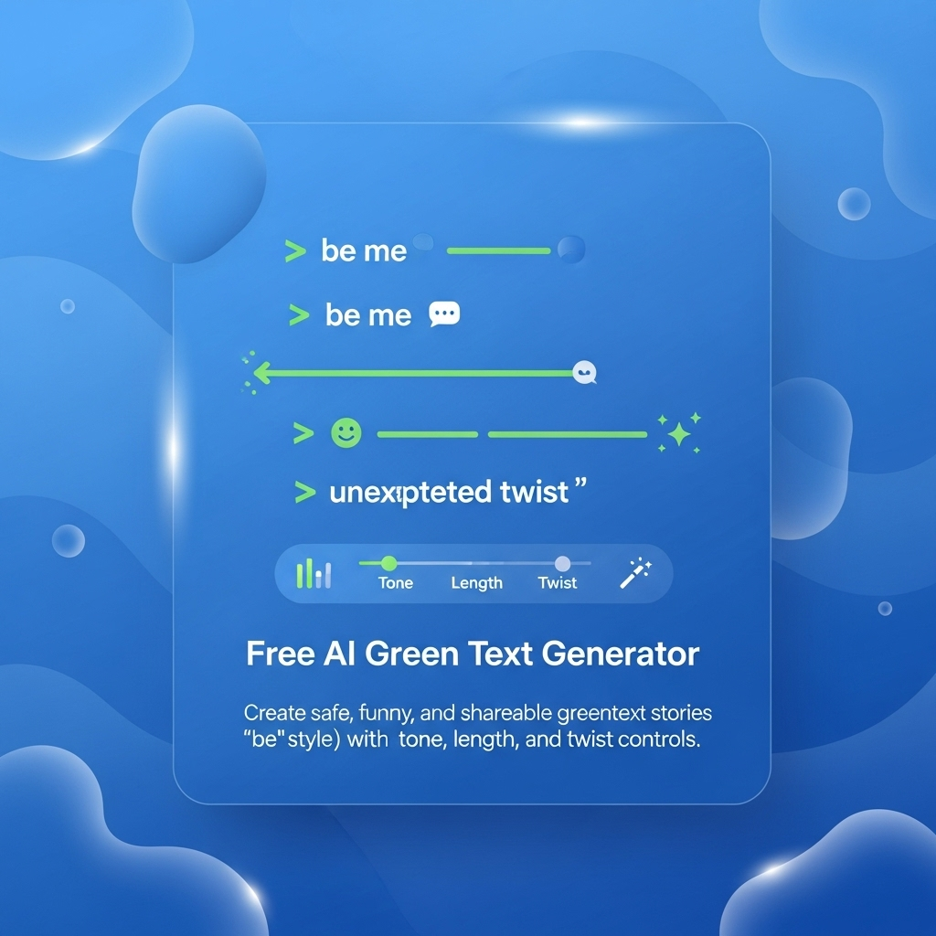 Generate Greentext